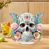 DIY Butterfly Skull Acrylic Diamond Painting Desktop Ornaments