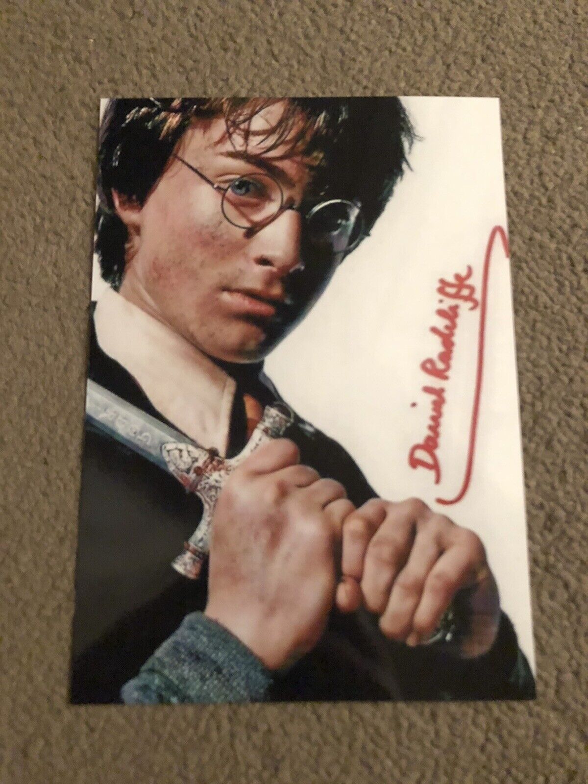 DANIEL RADCLIFFE (HARRY POTTER) PRESIGNED Photo Poster painting- 7x5”