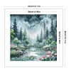 Moonlight Over Lotus Pond-14CT Stamped Cross Stitch Egyptian Cotton 46*46cm/18.11*18.11in tapestrymarket