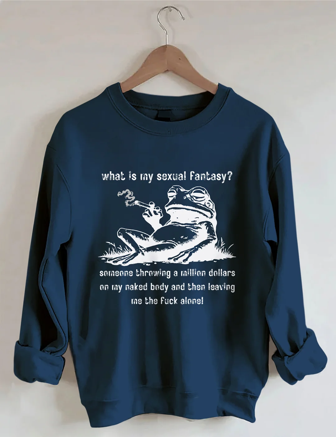 Funny Frog Graphic Sweatshirt