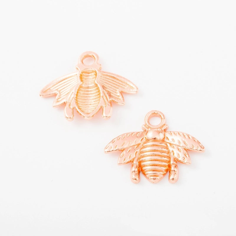 100 Pieces 300 Pieces 16*20mm Alloy Bee Pendant