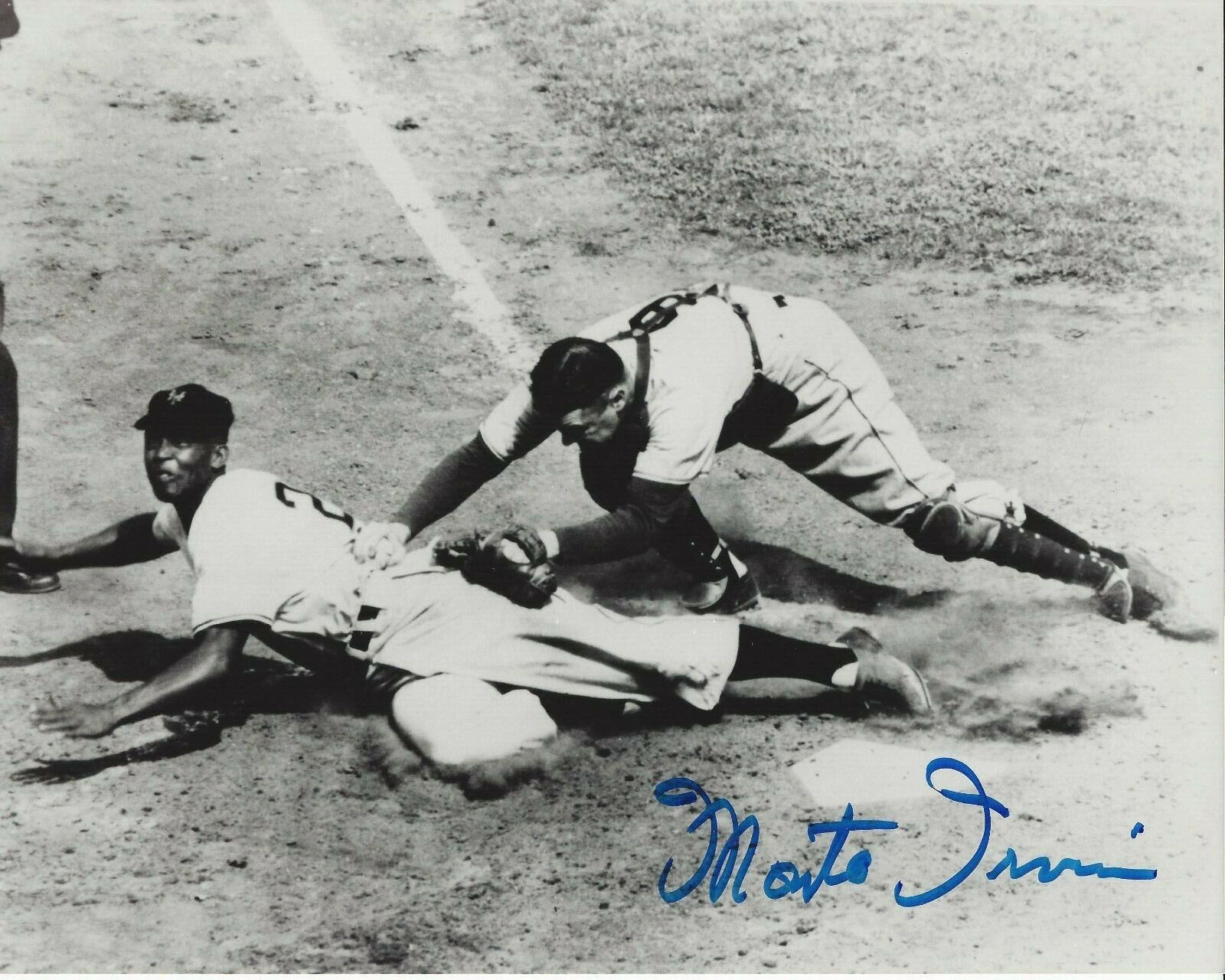 Monte Irvin (deceased) Autographed 8x10 Hall of FameS68