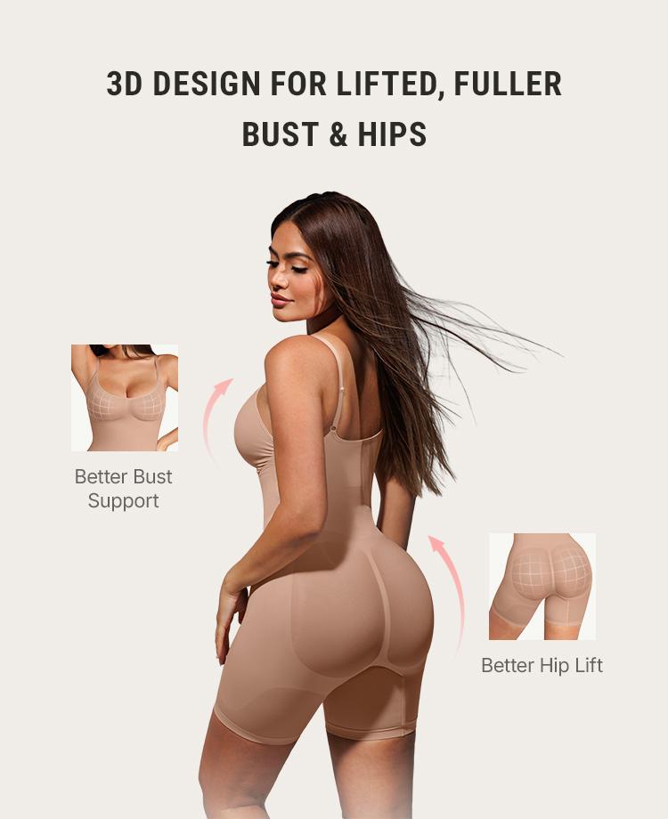 FeelinGirl Shapewear for Women Butt Lifter Bodysuit Seamless Shapewear Seamless Womenswear Comfort Spaghetti Strap Hip Underwear Basic FeelinGirl Shapewear for Women Butt Lifter Bodysuit Seamless Shapewear Seamless Womenswear Comfort Spaghetti Strap Hip Underwear Basic