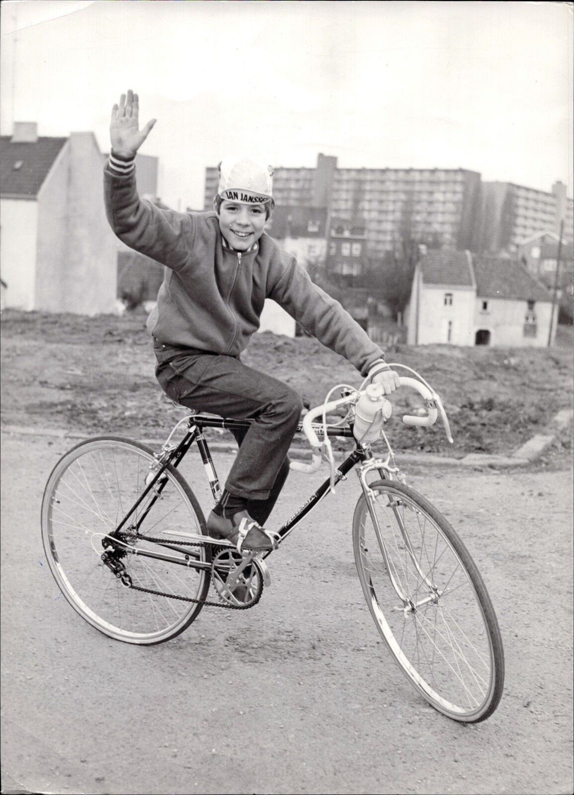 Heintje On Bicycle - Vintage Press Photo Poster painting Norbert Unfried (U-4711