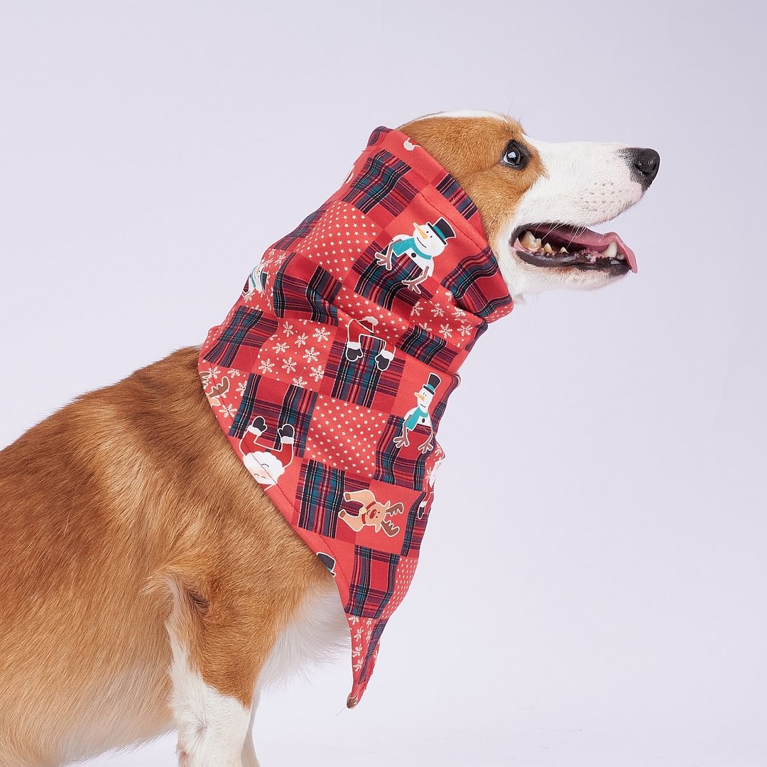 Christmas Dual-purpose Saliva Towel For Dogs