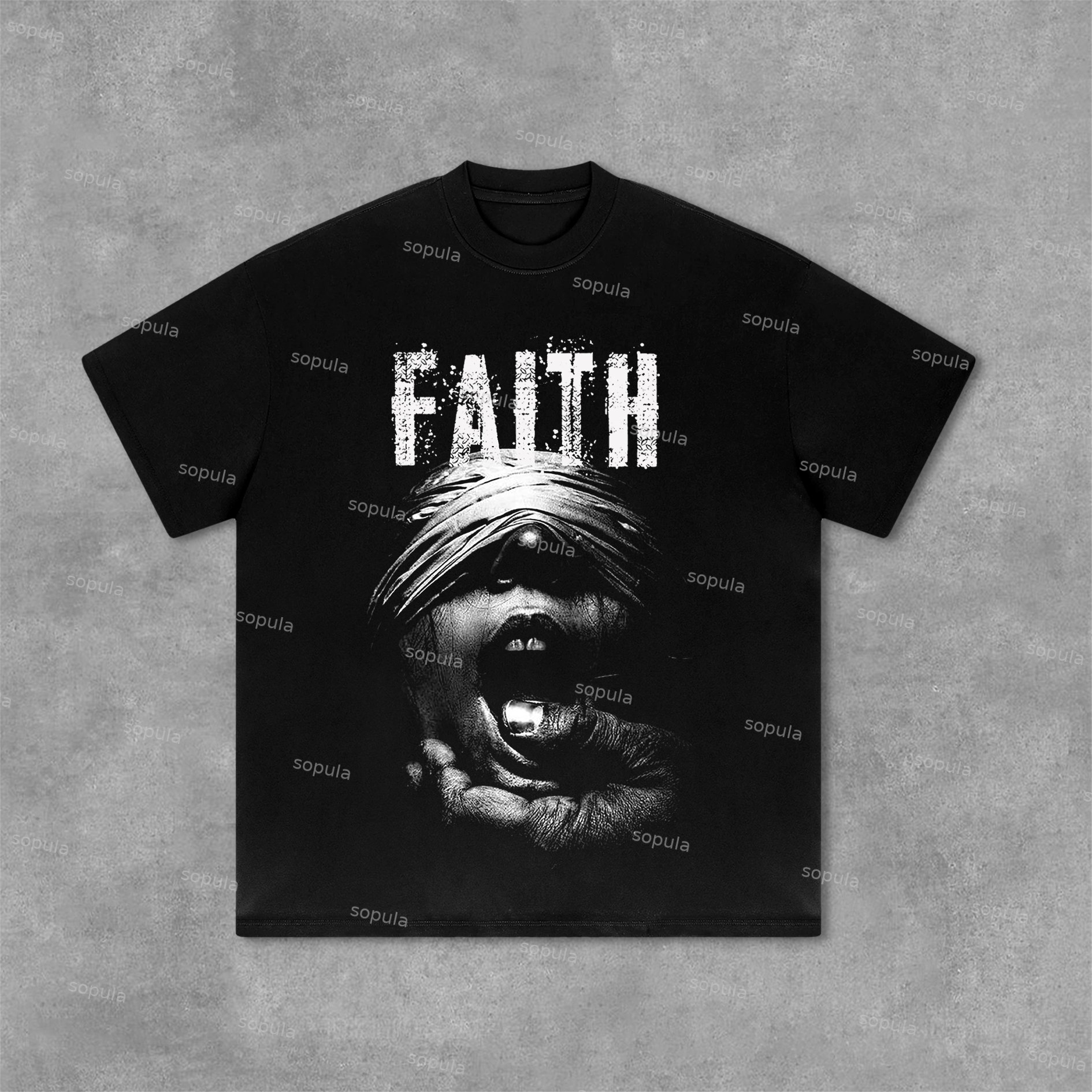 Sopula Mummy Faith Graphic Print Cotton T-Shirt - SOPULA