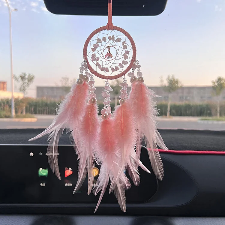 Olivenorma Car View Mirror Hanging Handwoven Dream Catcher