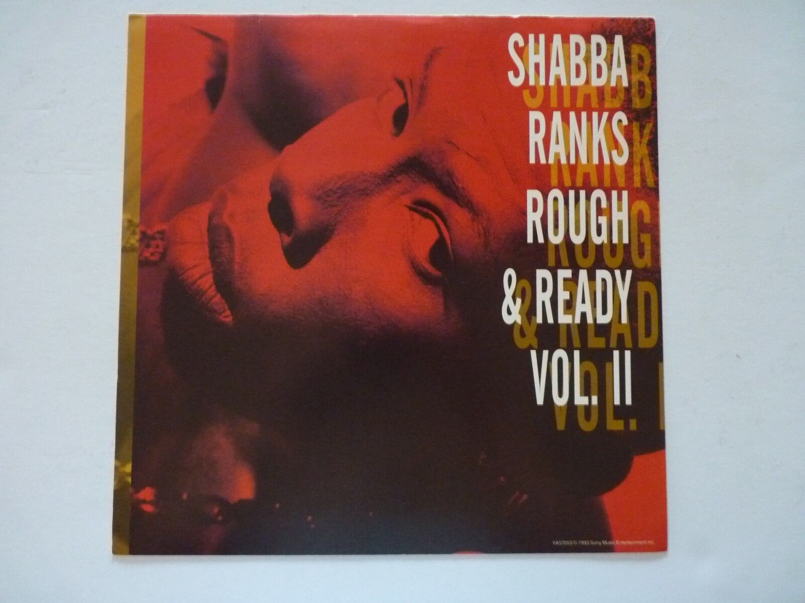 Shabba Ranks Rough & Ready Vol II LP Record Photo Poster painting Flat 12x12 Poster