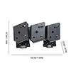 Pistol Mag Pouch IPSC Magazine Belt Holder 9mm Magazine Holster Equipment Mount