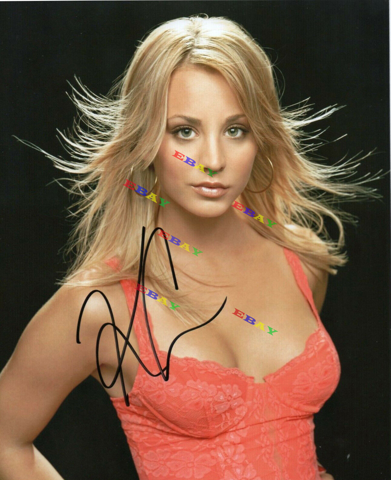 Kaley Cuoco The Wedding Ringer Autographed Signed 8x10 Photo Poster painting REPRINT