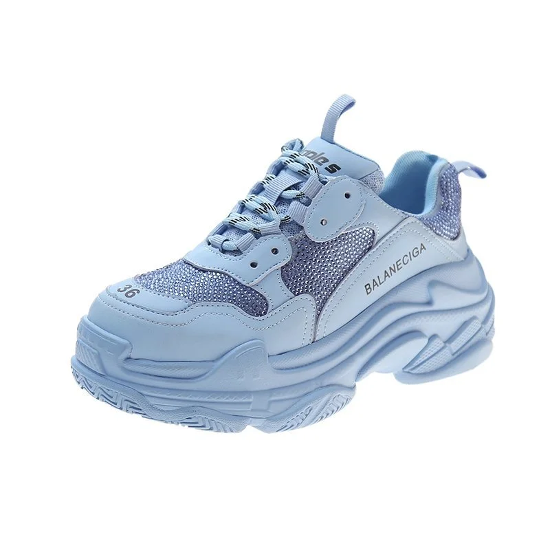 Brand Design Chunky Sneakers Trendy Women Dad Shoes Pink Spring Summer Casual Shoes Fashion Women's Sneakers Classic Trainers