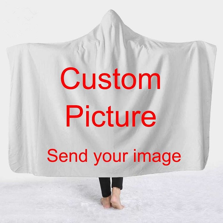 Custom hooded blanket