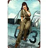 Girl - Vintage Metal Signs(8*12Inch)-Pin-up-girls