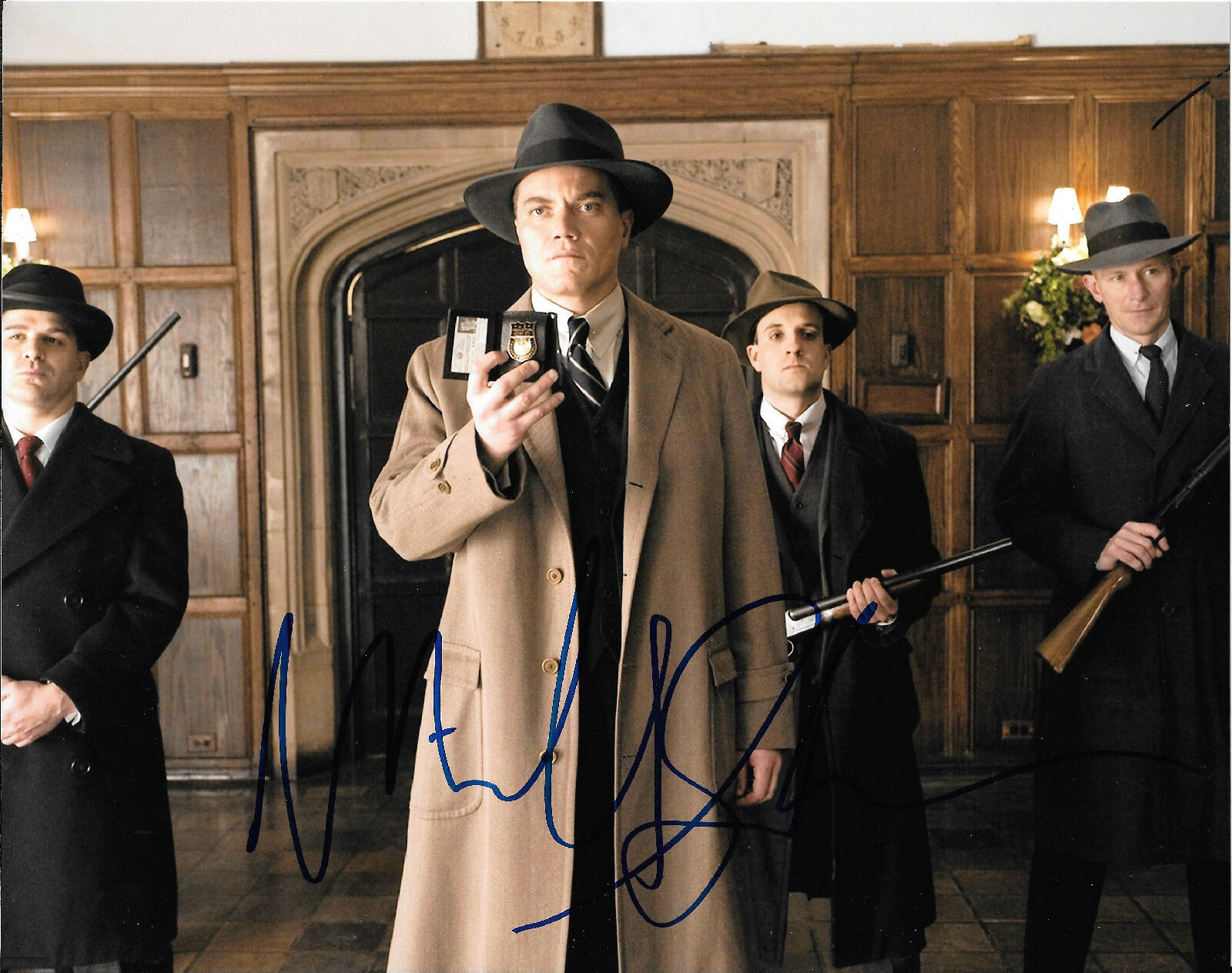 GFA Boardwalk Empire * MICHAEL SHANNON * Signed 8x10 Photo Poster painting AD1 COA