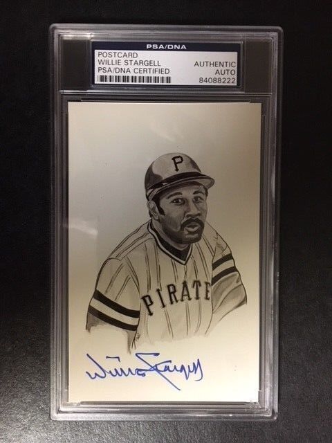 Willie Stargell Signed 1989 Thumper Postcard PSA/DNA