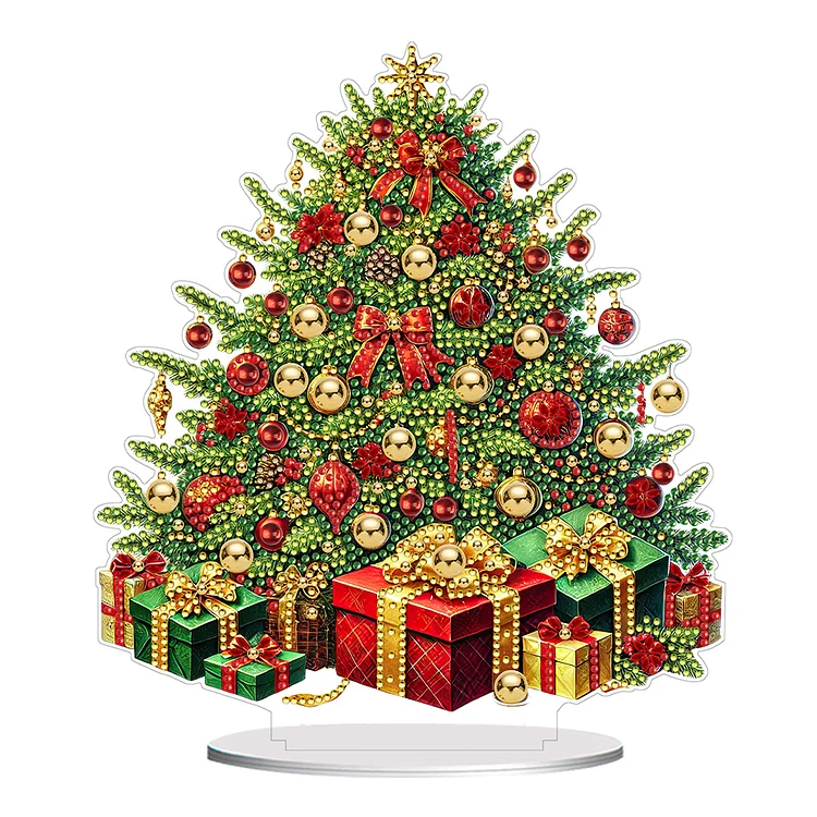 2D Flat Xmas DIY Desktop Diamond Art Kits Diamond Painting Desktop Ornaments Kit Christmas gbfke