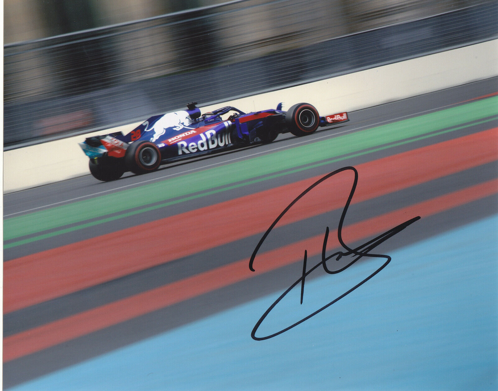 BRENDON HARTLEY SIGNED AUTOGRAPH F1 TORO ROSSO RACING 8X10 Photo Poster painting EXACT PROOF