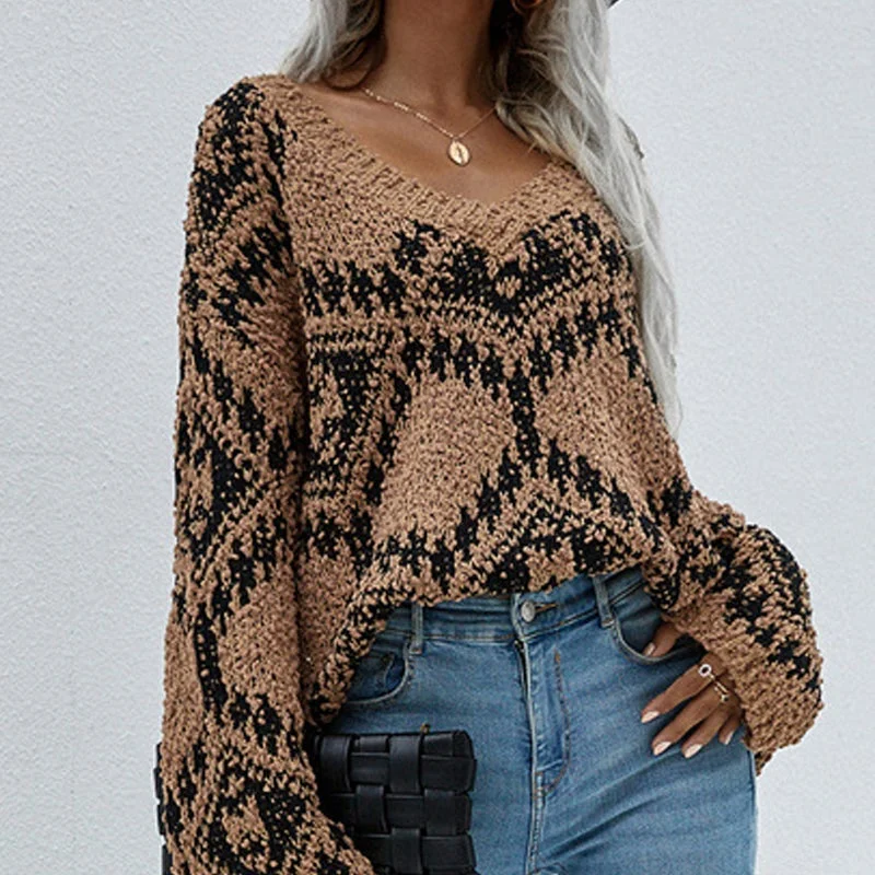 Women's Knitted Pullover Sweater