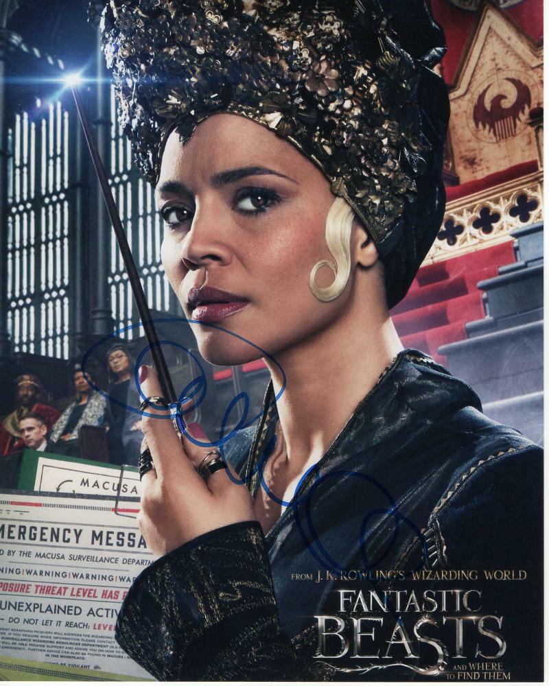 CARMEN EJOGO SIGNED AUTOGRAPH 8X10 Photo Poster painting - SERAPHINA FANTASTIC BEASTS, ALIEN