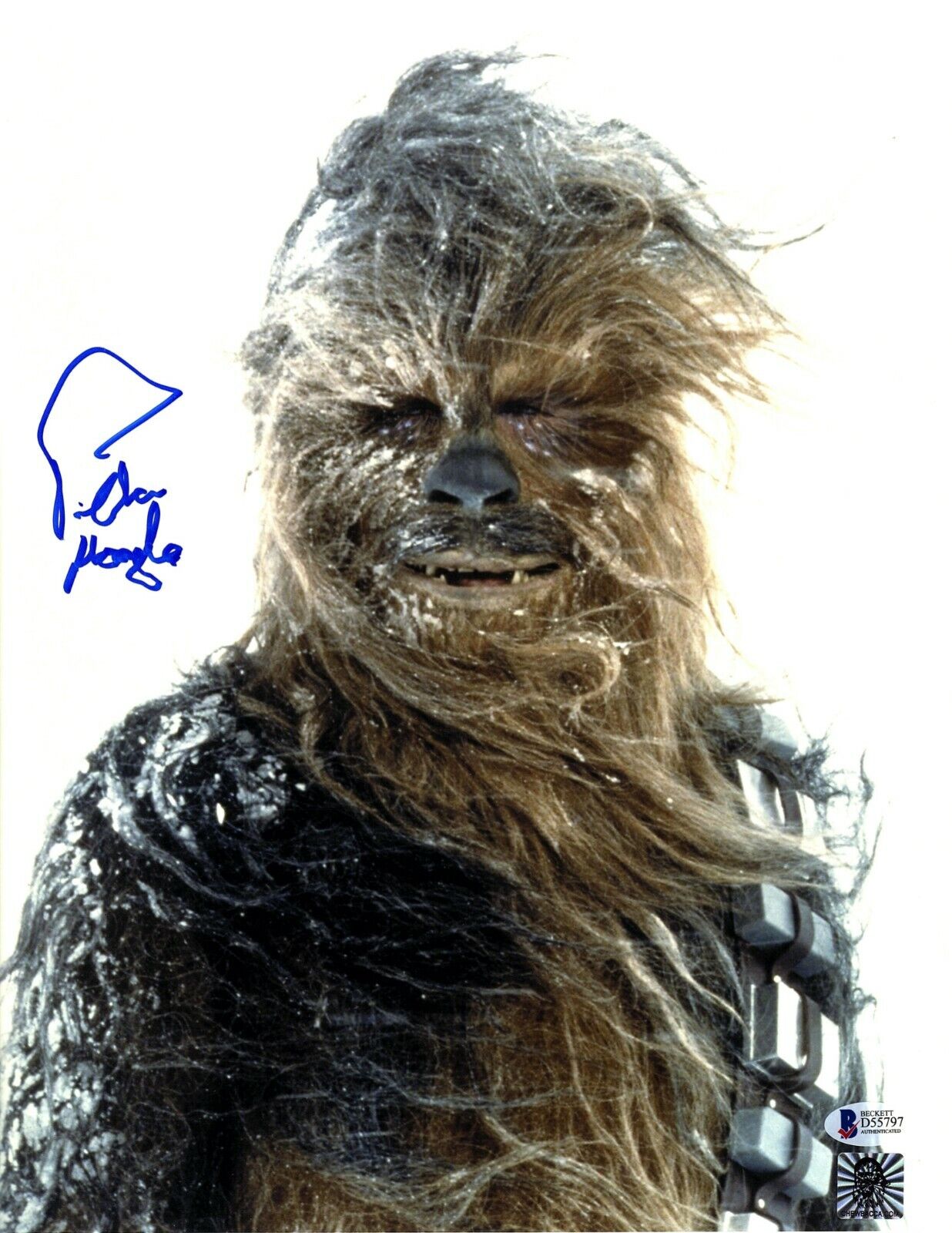 PETER MAYHEW Signed STAR WARS Chewbacca