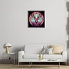 >SALE<5D DIY Full Round Drill Diamond Painting Stained Glass Deer Kit Decor 30x30cm