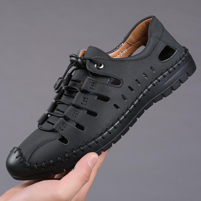 🔥Limited Time Offer 49% OFF🔥Summer hollow soft bottom large size hiking leather shoes mumuwear