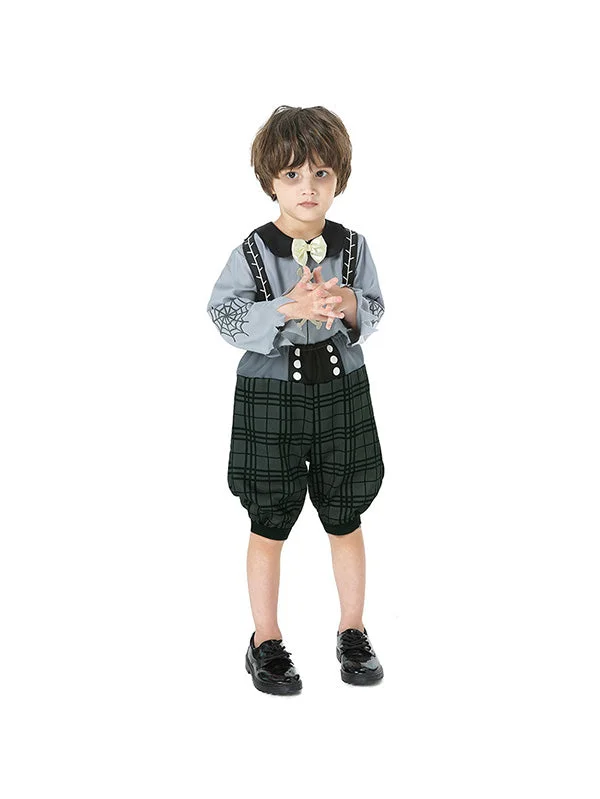 Boys Ghost Zombie Halloween Costume-elleschic