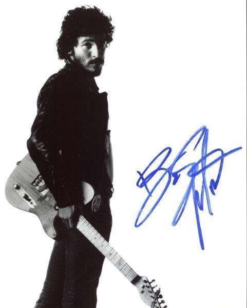 REPRINT - BRUCE SPRINGSTREEN Signed 8 x 10 Glossy Photo Poster painting Poster RP