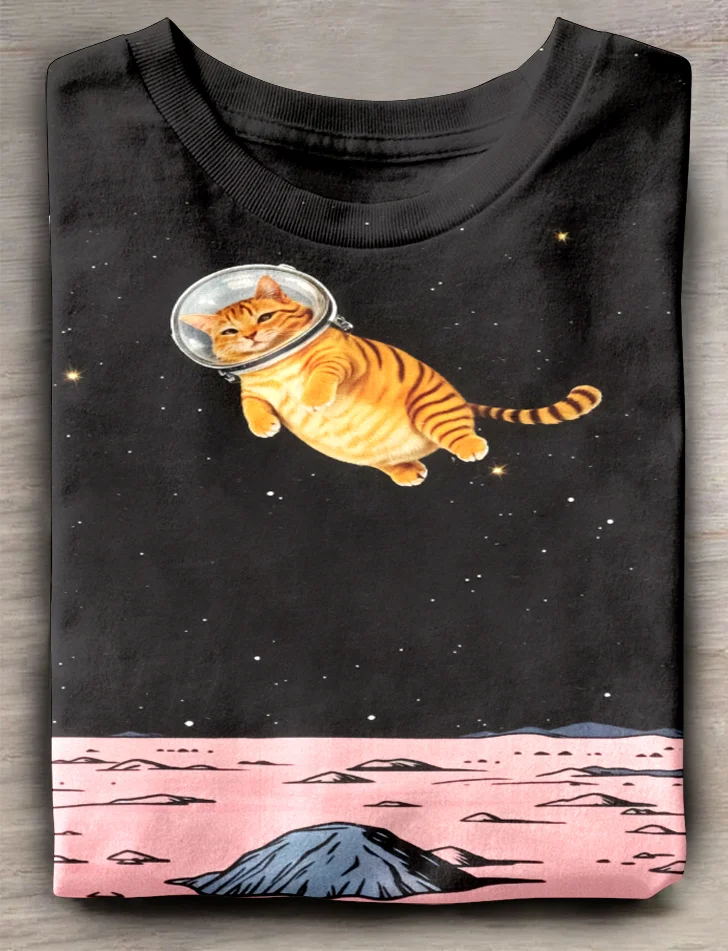 Eagerlys  Cat T-shirt Eagerlys