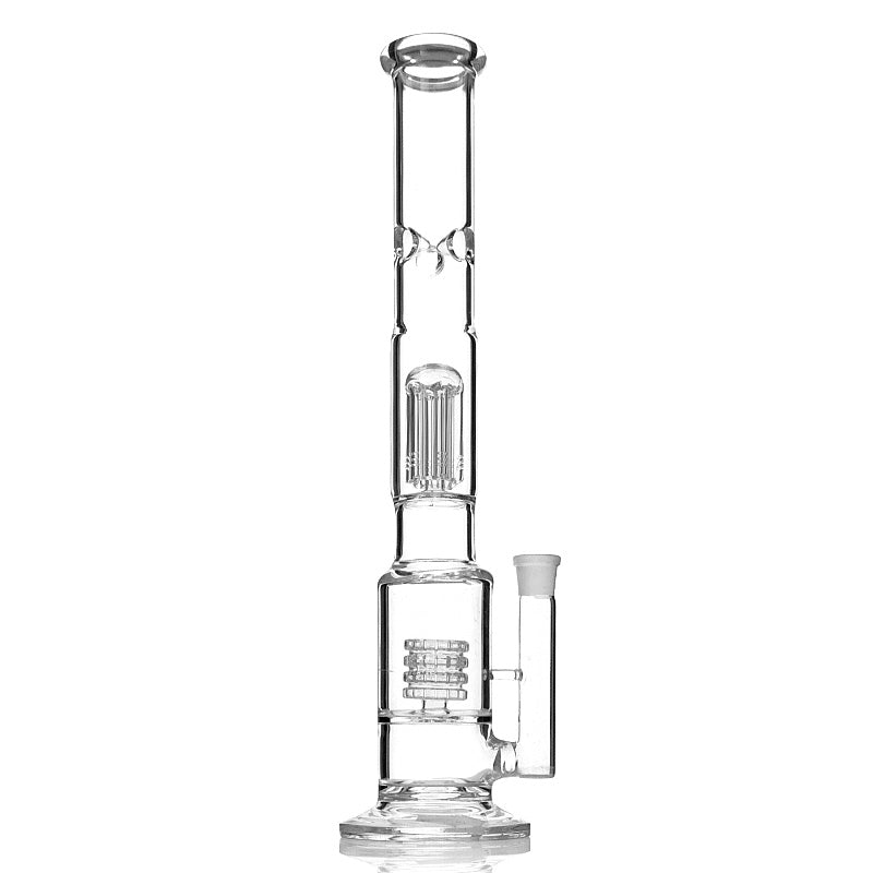 6 Arms Tree Perc Thick Glass Pipes with Four Matrix Perc 18mm Female Joint