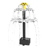 3 Tiered 3.5W Fountain Pump Multifunction Solar Bird Bath Fountain for Bird Bath