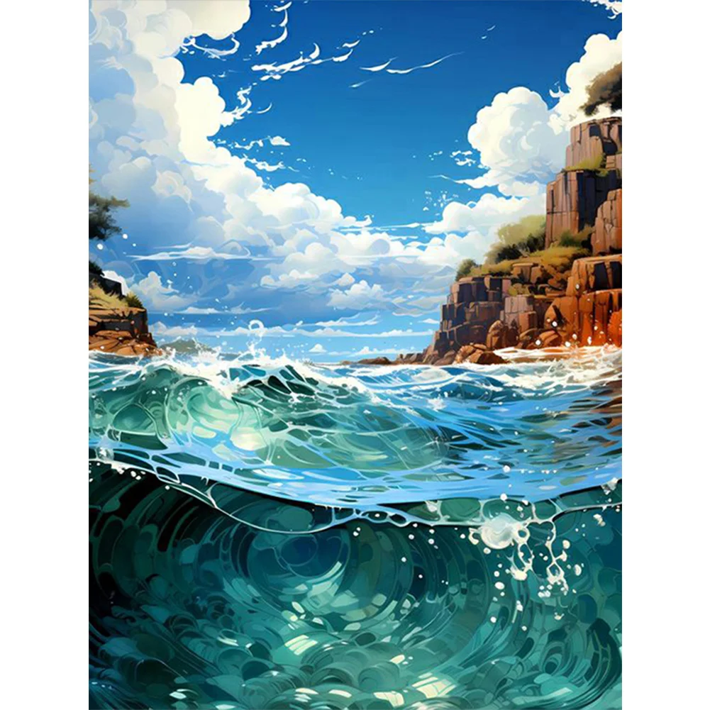 DIY Paint By Number 30*40cm - Ocean