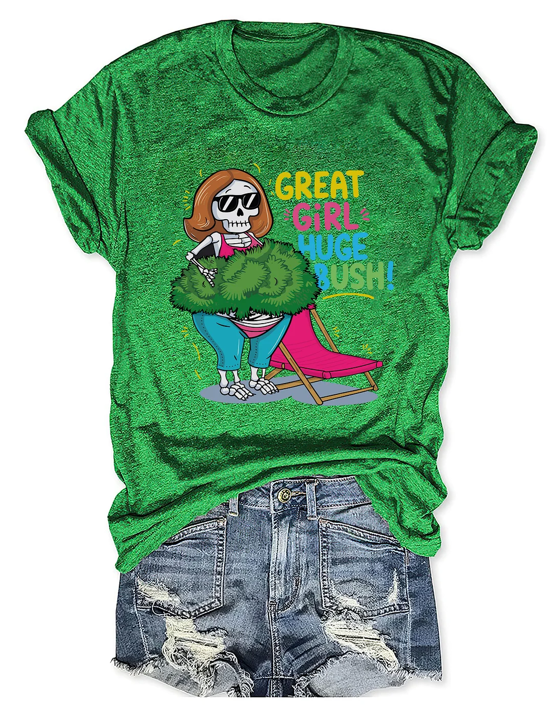 Great Girl Huge Bush T-shirt