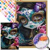 uk.everydayedeals (Limited Stock)Diamond Painting - Round AB Drills - Devil Mask Doll (45*65cm)
