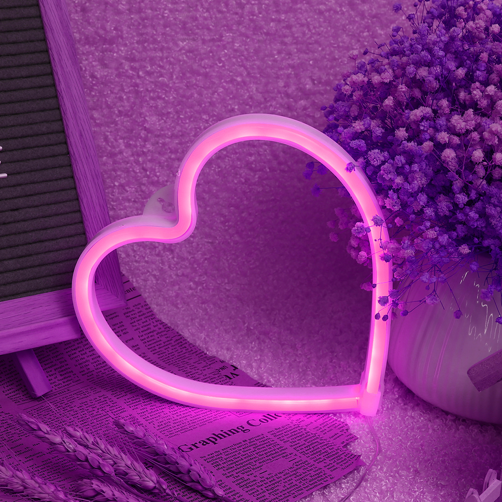 

LED Neon Heart Sign-Neon Night Light, 501 Original