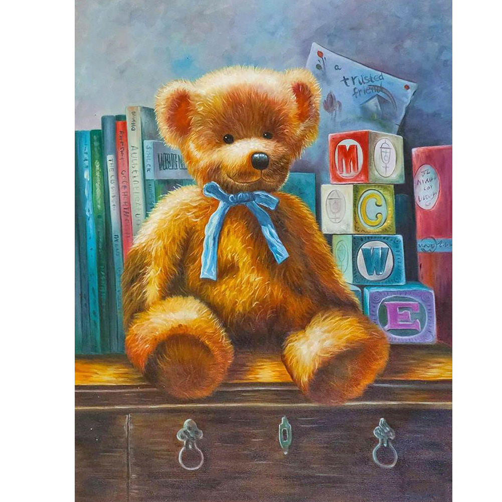 

Cartoon Bear - Round Drill Diamond Painting - 30*40CM, 501 Original