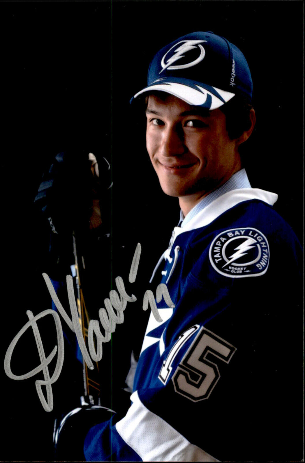 Dennis Yan SIGNED 4x6 Photo Poster painting TAMPA BAY LIGHTNING #2