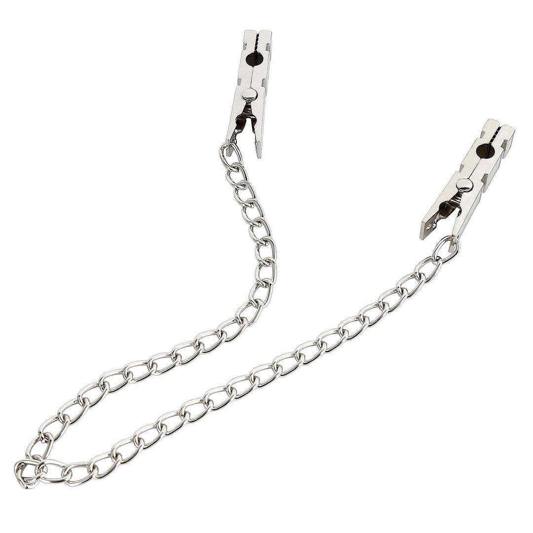 Metal Nipple Clamps With Metal Chain 
