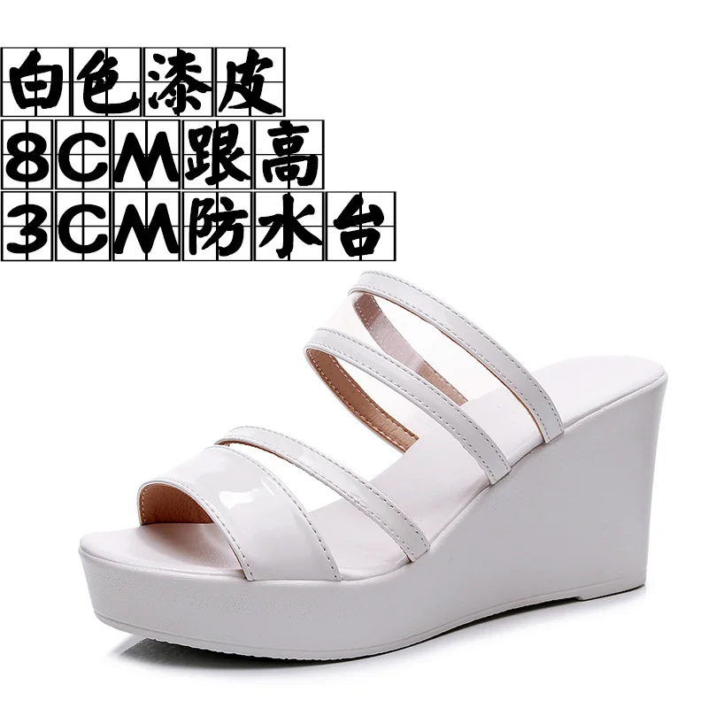 Breakj Breakj Plop And Ultra-High Heel Waterproof Table Pine Cake Thick Bottom Fish Mouth Sandals Night Shop Sexy Transparent With Fashion Slippers Woman