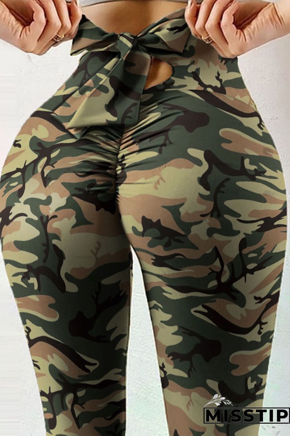 Leopard Print Sportswear Print Bandage Patchwork