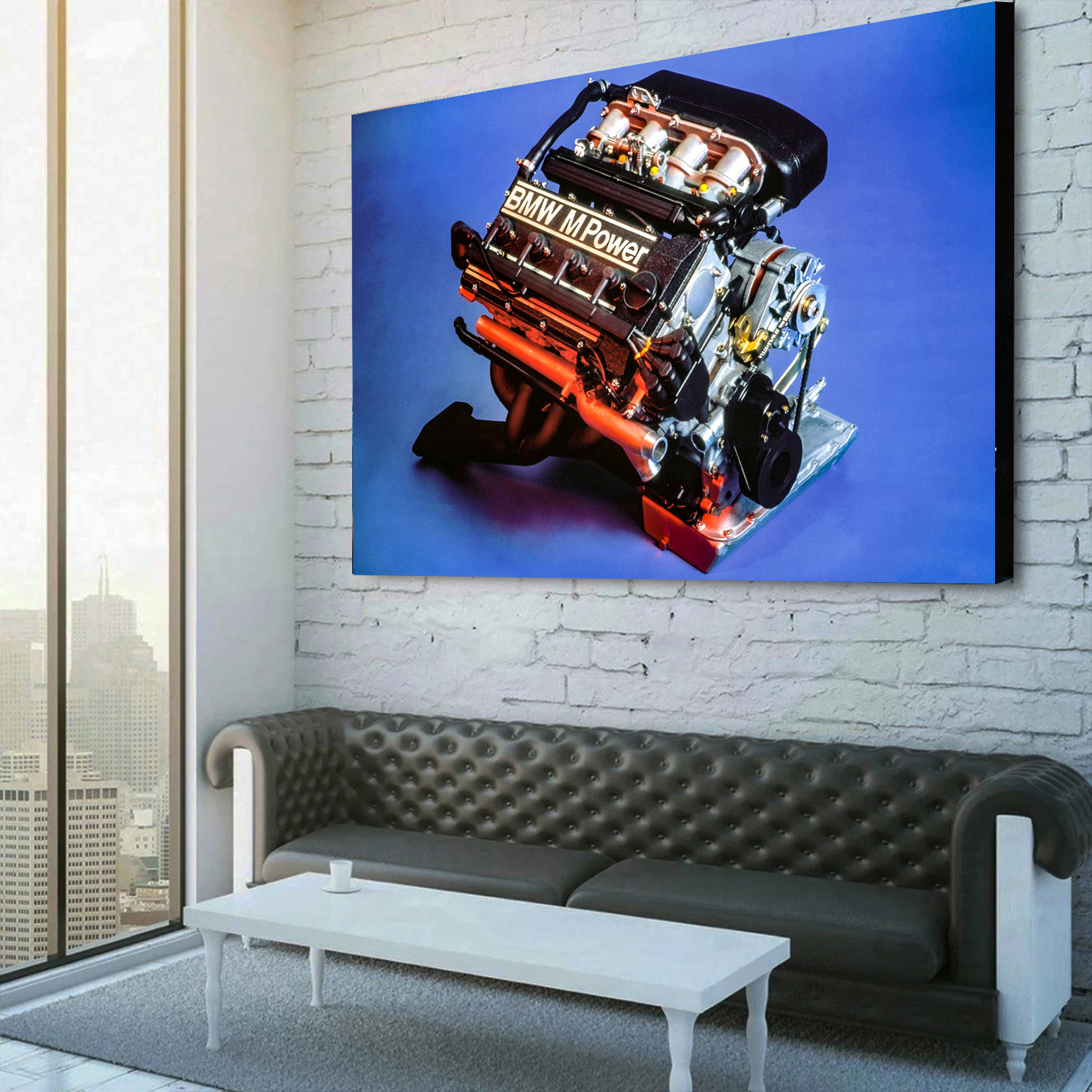  BMW M3 E30 - Moteur S14 Canvas Wall Art 