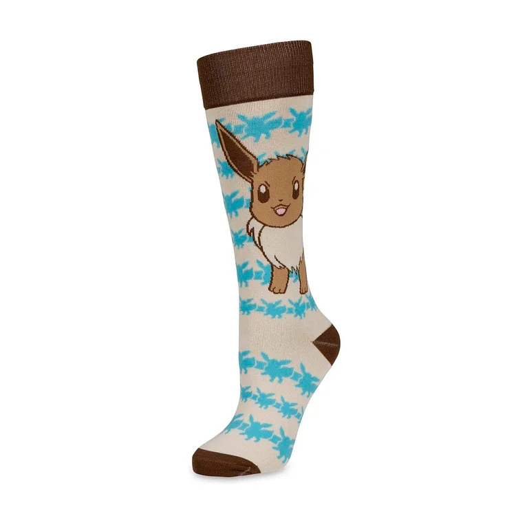 Eevee Brown Mid-Calf Socks (One Size-Adult)