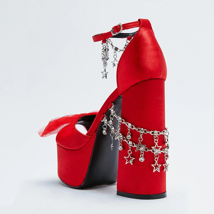 Ankle Strap Peep Toe Sandal Shoe with 3-inch Heel 4-colors – RedNeckWear