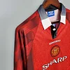1996-1998 Retro Manchester United Home Long sleeve Football Shirt 1:1 Thai Quality