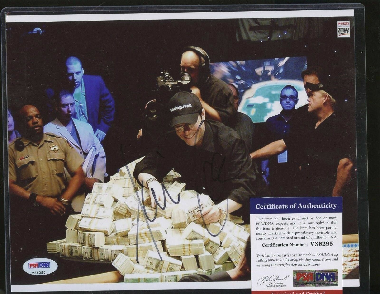 Jamie Gold in World Series of Poker WSOP signed 8x10 autographed Photo Poster painting PSA COA