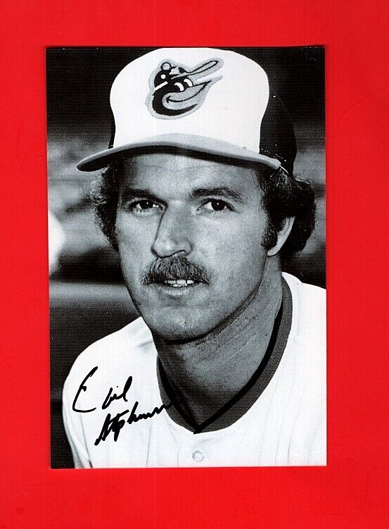 1977/78 EARL STEPHENSON-BALTIMORE ORIOLES AUTOGRAPHED 4X6 Photo Poster painting