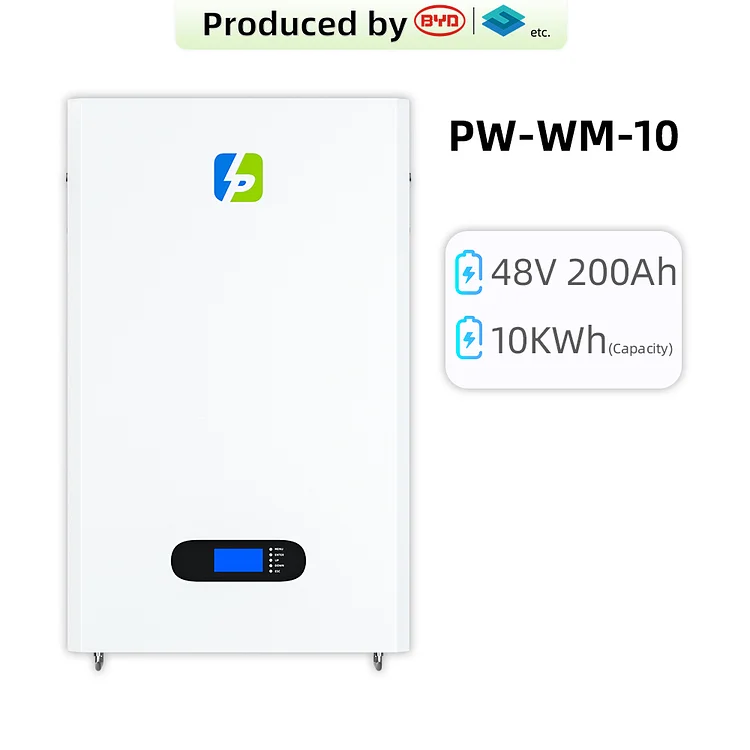 48V 200Ah 10KWh Wall-mounted LiFePO4 Solar Energy Storagy Battery Off Grid Solar System for Home