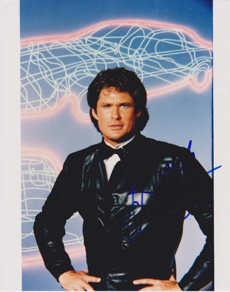 David Hasselhoff Signed Autographed Knight Rider