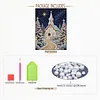 (30x40cm)Christmas Church Pearl Painting Art Kits With Inner Frame Pearl Gem Paintings Picture Arts Craft for Adults Beginners Home Wall Decor