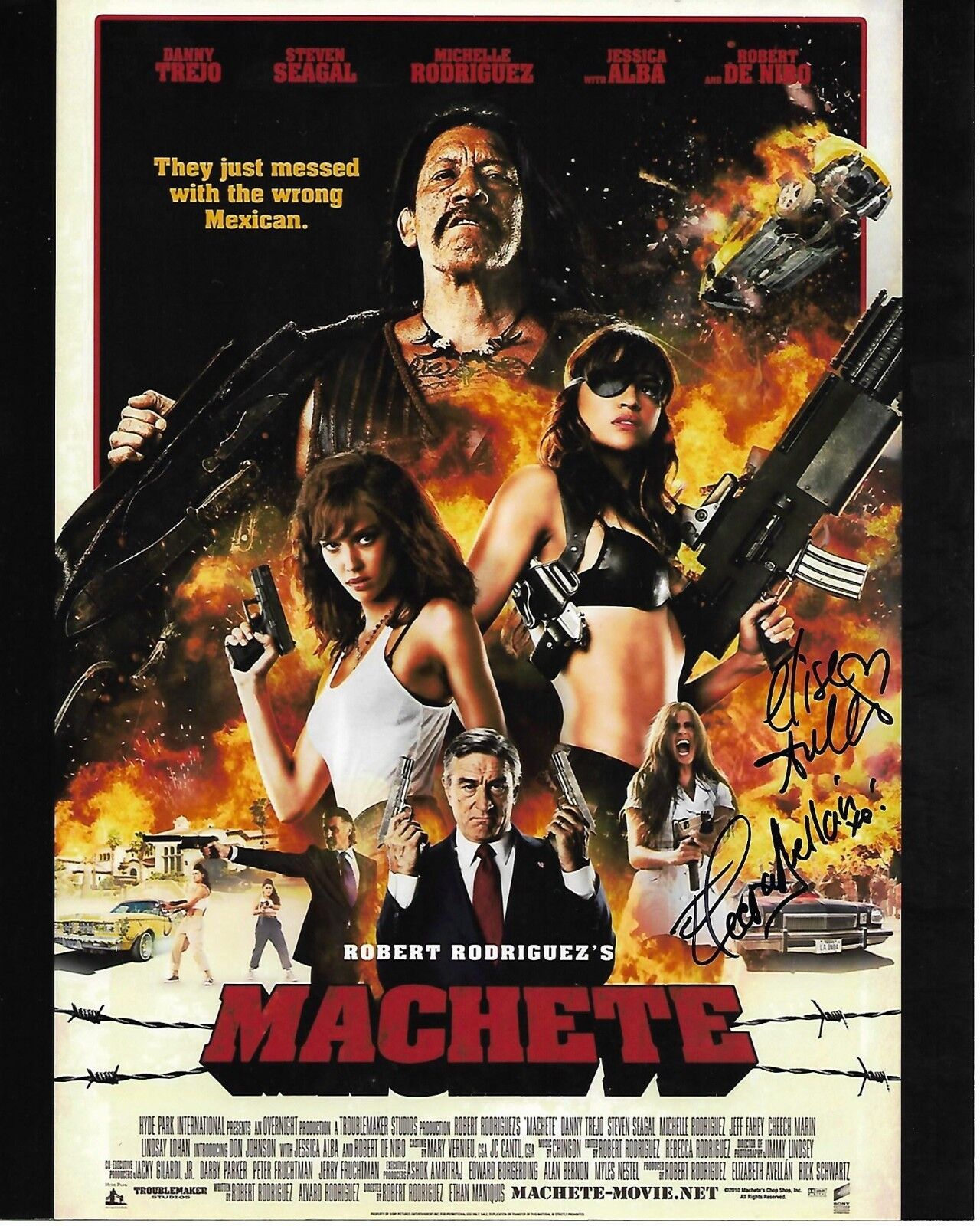 MACHETE AUTOGRAPHED Photo Poster painting SIGNED 8X10 #2 ELECTRA AVELLAN ELISE AVELLAN